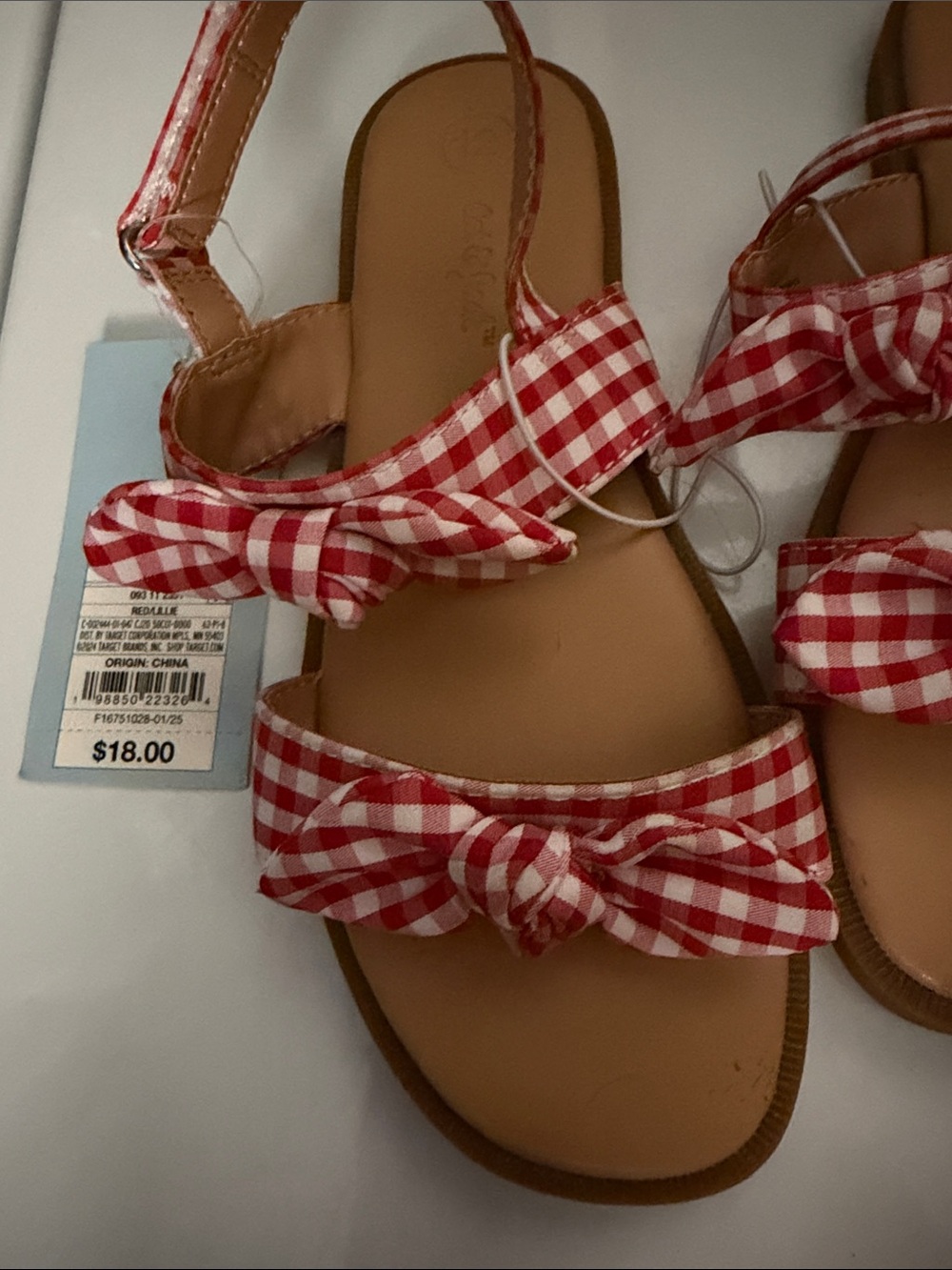 😇 4/ $45 Cat & Jack Sandals Girls - Picture 4 of 6
